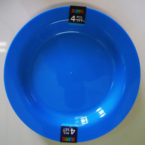 Lotus Home Collection 4pc Plastic Plate Set