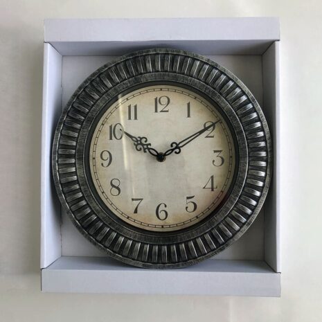 Modern Frame Clock - Silver