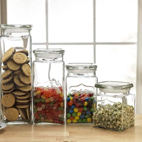 Circleware Yorkshire Canister Glass Lid Storage Container