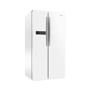 Whirlpool 19cft Side-by-Side Fridge, Frost Free, Tropicalized - White