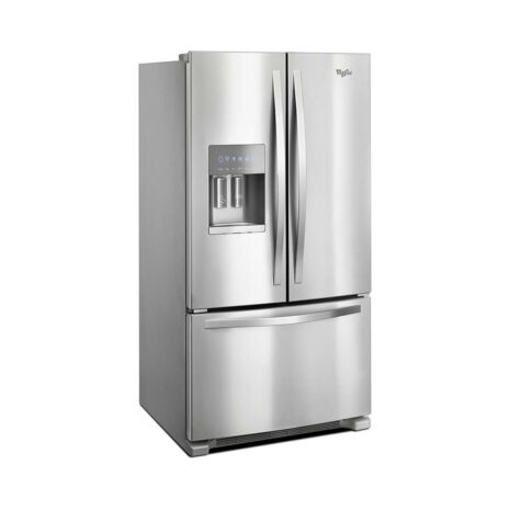 Whirlpool 25cft French Door Fridge with Dispenser, Frost Free - Stainless Steel
