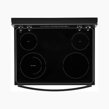Whirlpool 30” 4-Burner Ceramic Top Electric Range with Storage Drawer - Black