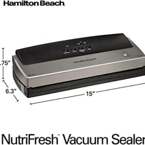 Hamilton Beach Nutri-Fresh Vacuum Sealer Machine - Gray