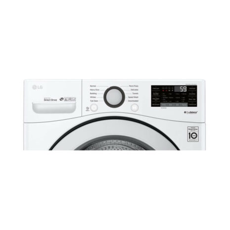LG 22kg Smart Wi-Fi Front Load Washer - White