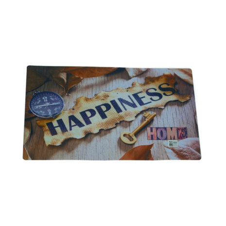 “Happiness” Welcome Mat