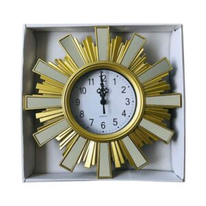 Gold Wall Décor Clock