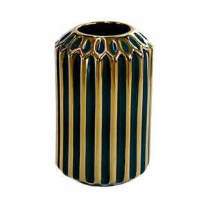Ceramic Vase ‘Gold and Green’ - 100571