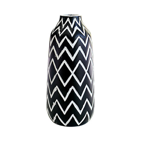 Ceramic Vase ‘Black and White’- 100576