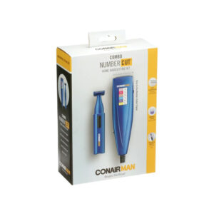 Conair Man Combo Number Cut Home Haircutting Kit, Blue