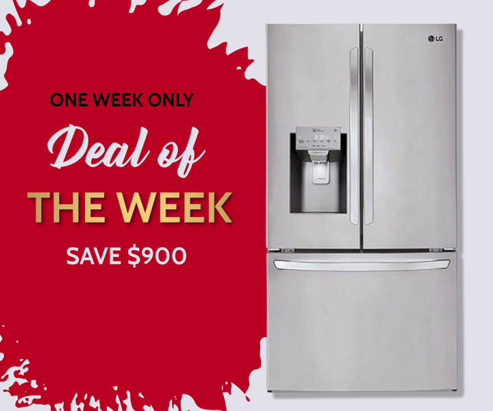 Deal of the Week LG 26cft French Door Fridge - mobile