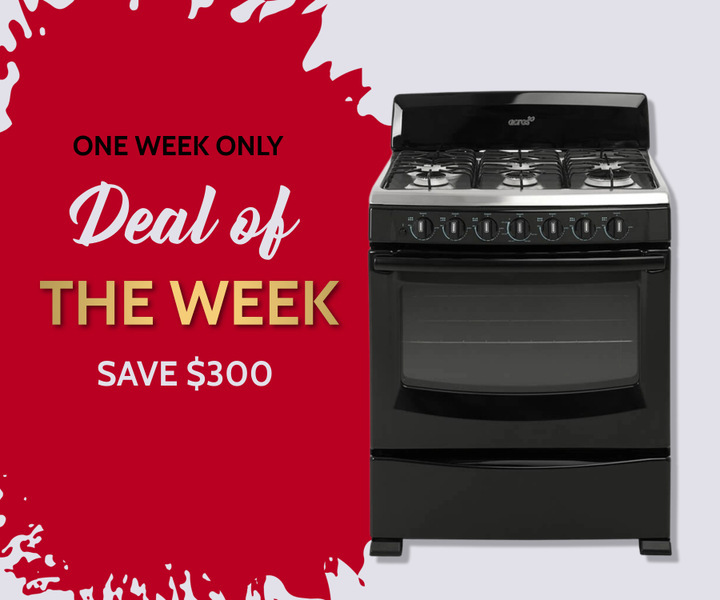 Deal of the Week - Acros 30” 6-Burner Gas Stove - mobile