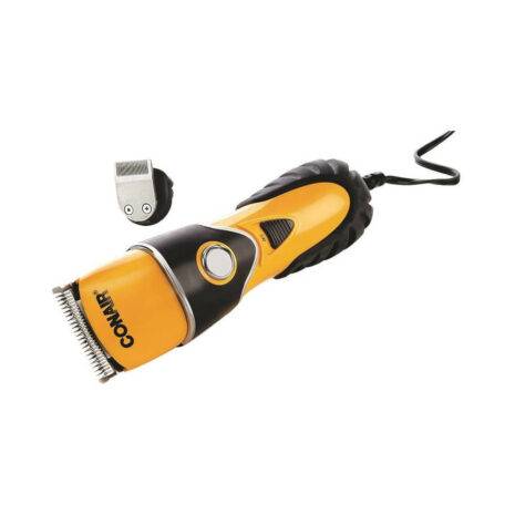 Conairman No-Slip Grip 2in1 Clipper and Trimmer Kit - Yellow - Black