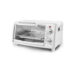 Black and Decker 4 Slice Toaster Oven - White