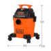 Black and Decker wet and dry vacuum 2_5gal 1200watts orange