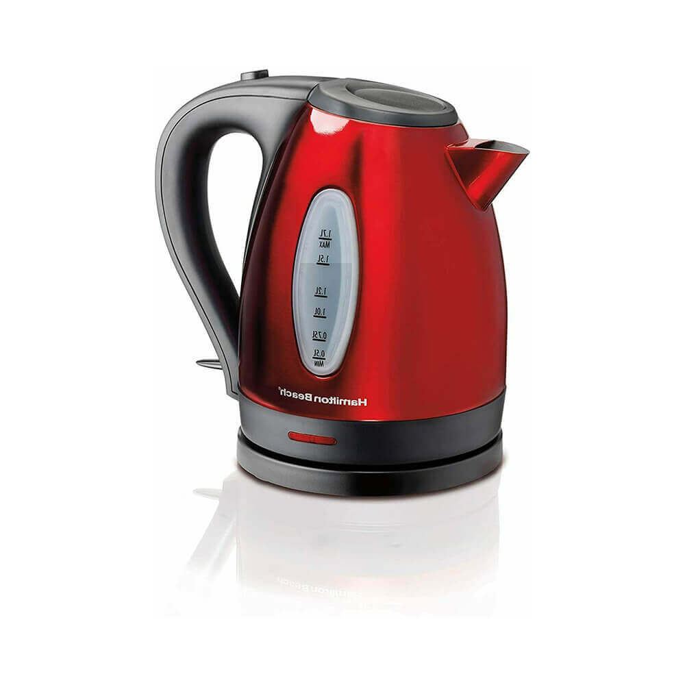 Hamilton Beach 1.7-l Stainless Steel Electric Kettle - Red