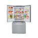 LG French Door Stainless Steel Refrigerator 25cuft