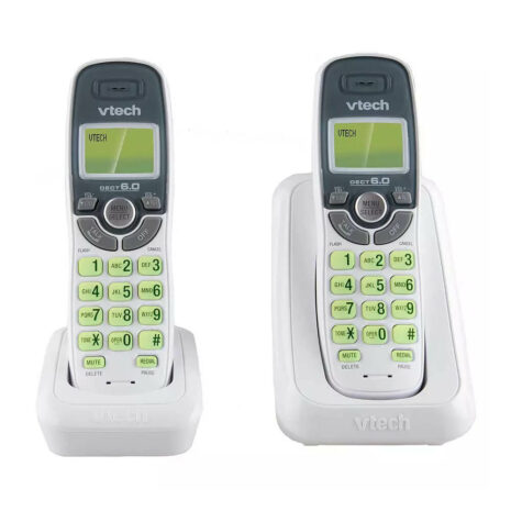 Vtech Cordless Phone - 2 Handset - White