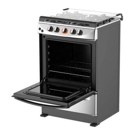 Oster Gas Cooker 24 Inch - Black with Stainless Steel