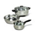 Gibson Home Back to Basics Stainless Steel Cookware Set, 32-Piece